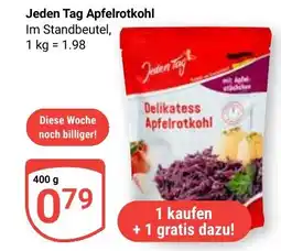Globus Jeden Tag Apfelrotkohl Angebot