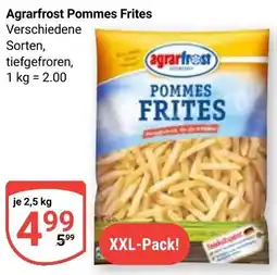 Globus Agrarfrost Pommes Frites Angebot