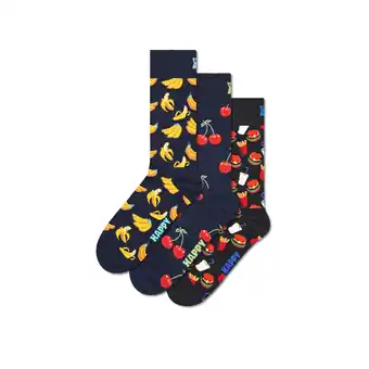 Netto Marken-Discount Happy Socks Strümpfe FOOD Socken 3er Pack Angebot