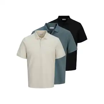 Netto Marken-Discount Jack & Jones Poloshirt Austin Kurzarmshirt im Dreierpack Angebot