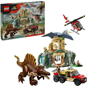 Netto Marken-Discount LEGO Konstruktionsspielzeug Jurassic World Spinosaurier & Quetzalcoatlus: Hubschrauber-Einsatz Angebot