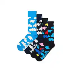 Netto Marken-Discount Happy Socks Strümpfe CLOUDY Socken 4er Pack Angebot