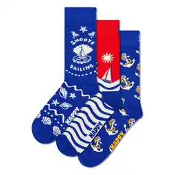 Netto Marken-Discount Happy Socks Strümpfe SMOOTH SAILING Socken 3er Pack Angebot