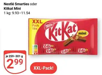 Globus Nestlé Smarties oder Kitkat Mini Angebot