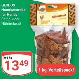 Globus GLOBUS Naturkauartikel für Hunde Angebot