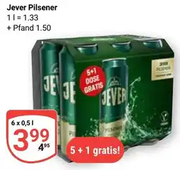 Globus Jever Pilsener Angebot
