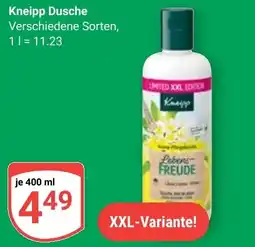 Globus Kneipp Dusche Angebot