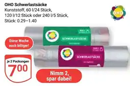 Globus OHO Schwerlastsäcke Angebot