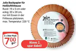 Globus Julia Backpapier für Heißluftfritteuse Angebot