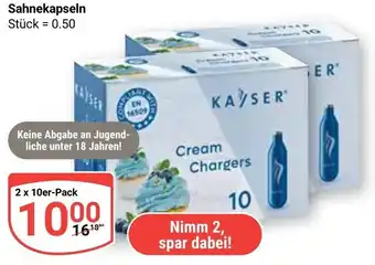Globus Sahnekapseln Angebot