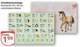 Globus Schreibtischunterlage Angebot