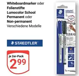 Globus Whiteboardmarker oder Folienstifte Lumocolor School Permanent oder Non-permanent Angebot