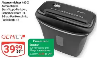 Globus Aktenvernichter 480 X Angebot