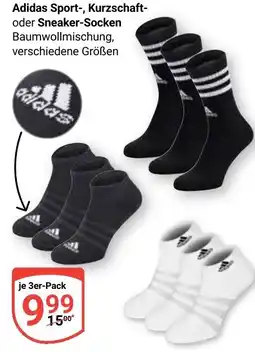 Globus Adidas Sport-, Kurzschaft- oder Sneaker-Socken Angebot