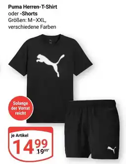 Globus Puma Herren-T-Shirt oder -Shorts Angebot