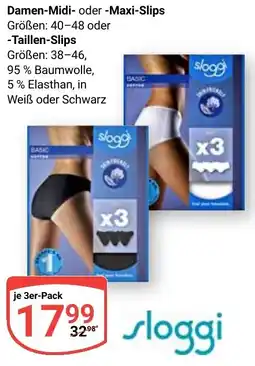 Globus Damen-Midi- oder -Maxi-Slips Angebot