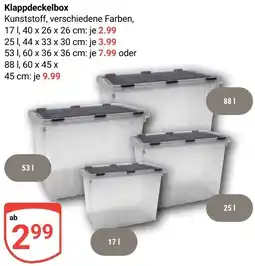 Globus Klappdeckelbox Angebot