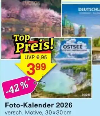 Jawoll Foto-Kalender 2026 Angebot