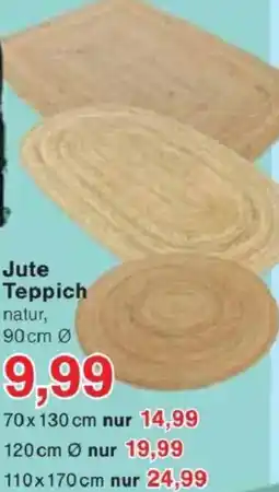 Jawoll Jute Teppich Angebot