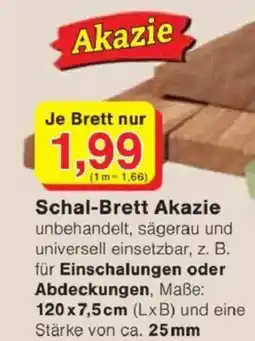 Jawoll Schal-Brett Akazie Angebot