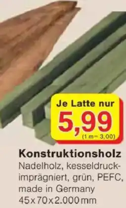 Jawoll Konstruktionsholz Angebot