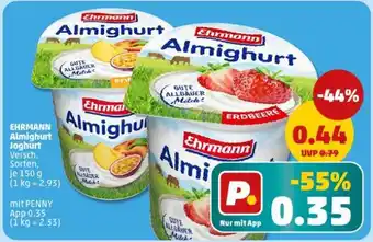 PENNY EHRMANN Almighurt Joghurt Angebot