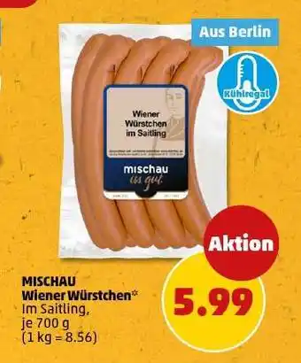 PENNY MISCHAU Wiener Würstchen Angebot