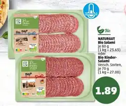 PENNY NATURGUT Bio Salami Angebot