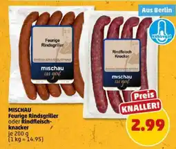 PENNY MISCHAU Feurige Rindsgriller oder Rindfleischknacker Angebot