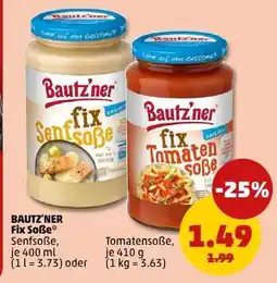 PENNY Bautz’ner Fix Soße Angebot