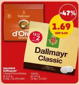 PENNY DALLMAYR Kaffeepads Angebot
