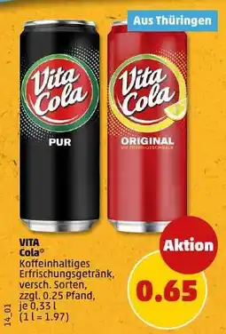 PENNY Vita Cola Angebot