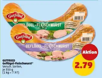 PENNY Gutfried Geflügel Fleischwurst Angebot