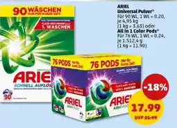 PENNY ARIEL All in 1 Color Pods Angebot