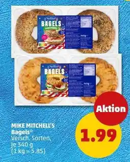 PENNY MIKE MITCHELL'S Bagels Angebot