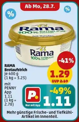 PENNY RAMA Brotaufstrich Angebot