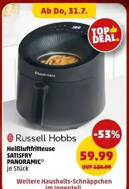 PENNY Heißluftfritteuse SATISFRY PANORAMIC Angebot