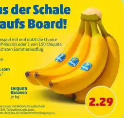 PENNY Chiquita Bananen Angebot
