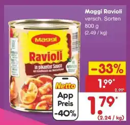 Netto Marken-Discount Maggi Ravioli Angebot