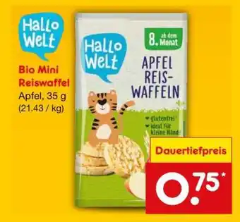Netto Marken-Discount Bio Mini Reiswaffel Angebot