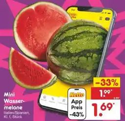 Netto Marken-Discount Mini- Wassermelone Angebot
