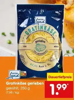Netto Marken-Discount Gratinkäse gerieben Angebot