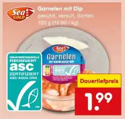 Netto Marken-Discount Garnelen mit Dip Angebot