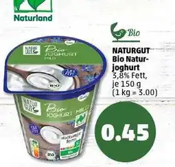 PENNY NATURGUT Bio Naturjoghurt Angebot