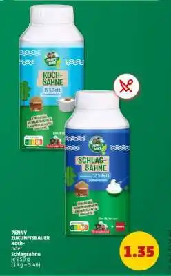 PENNY PENNY ZUKUNFTSBAUER Koch- oder Schlagsahne Angebot