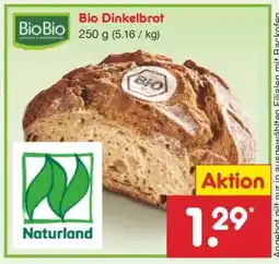 Netto Marken-Discount Bio-Dinkelbrot Angebot