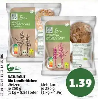 PENNY NATURGUT Bio Landbrötchen Angebot