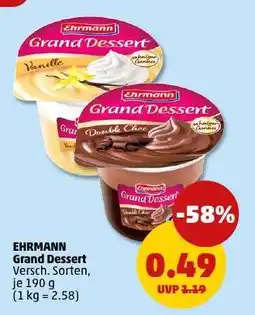 PENNY Ehrmann Grand Dessert Angebot
