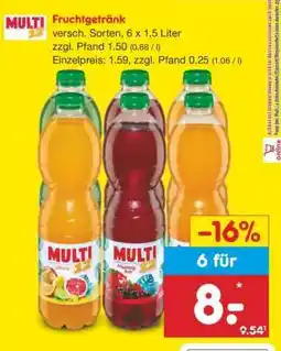 Netto Marken-Discount MULTI 12 Fruchtgetränk Angebot