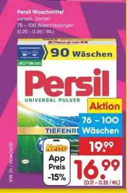 Netto Marken-Discount PERSIL Waschmittel Angebot